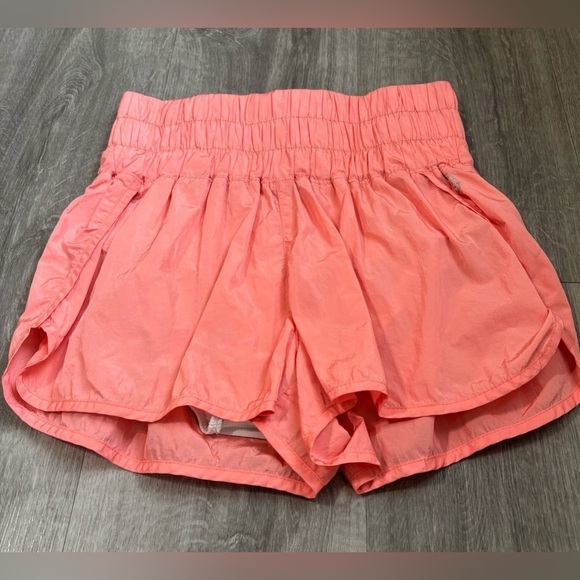 Free People Movement Women’s The Way Home Shorts Size Small in Papaya Punch - Picture 2 of 6